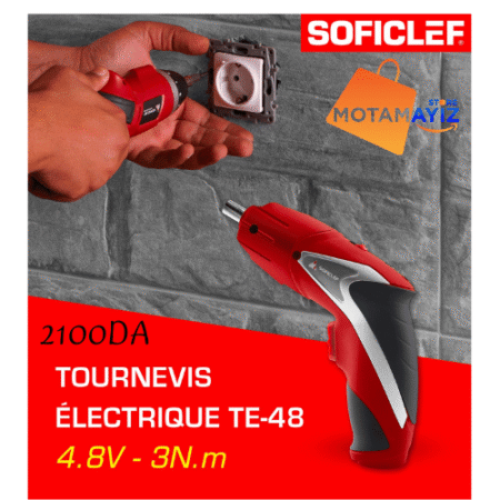 TOURNEVIS ELECTRIQUE 4.8V TE-48 SOFICLEF
