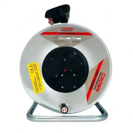 Enrouleur Électrique Professionnel 3 Prises 30M 1.5mm CROWN
