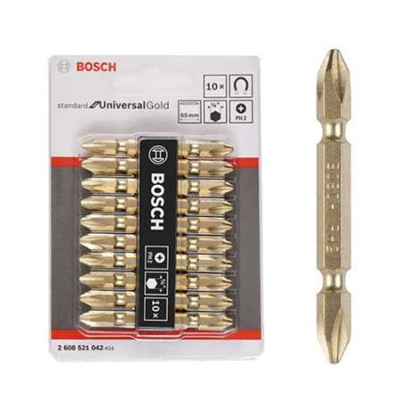 Embout Visseuse PH2 65mm 1 Pièces En Titanium BOSCH