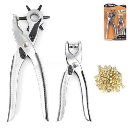 Kit De Pinces Perforatrices Pour Cuire 2,5-5 mm Avec Rivets