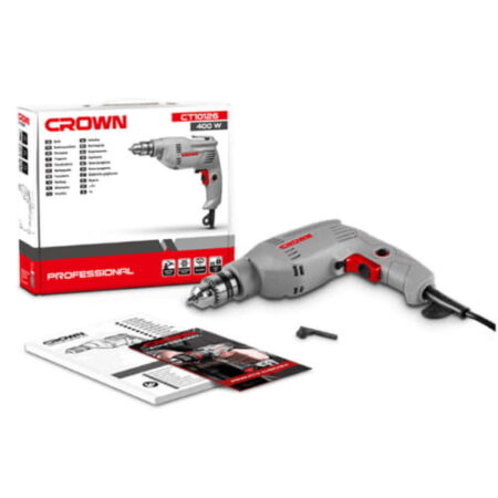 Perceuse Electrique 400W 10mm New CROWN
