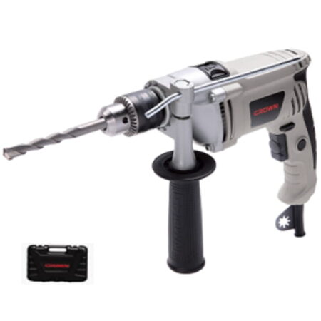 Perceuse Percussion 13mm 810W Avec Valise CROWN