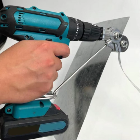 Electric drill refitting plute shears ( مقص كهربائي لصفائح المعدنية)