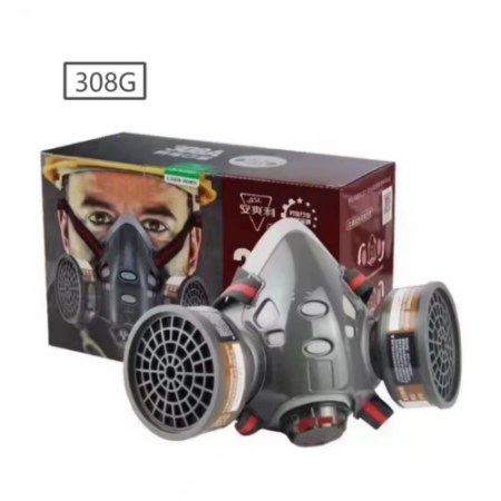 Masque respiratoire à cartouches filtrantes( قناع حماية من الغازات والمواد الكيميائية)