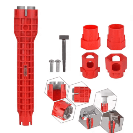 Clé d'installation du robinet et de la conduite d'eau