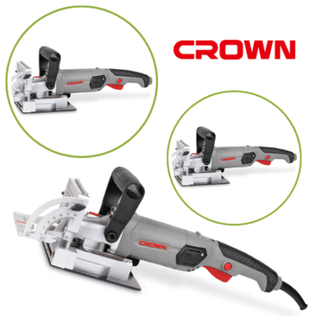 Crown Ct13587 860W Cordless Grooving Cutter Silver