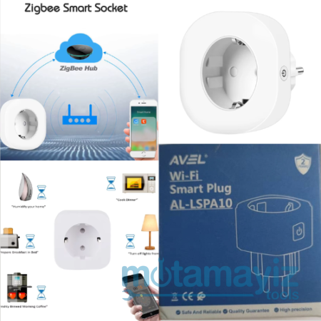 Meuleuse d’angle pneumatique DW 125 – 125 mm Prise Wi-Fi intelligente AVEL 16A – AL-LSPA10