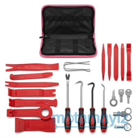 Kit de démontage garniture automobile – 19 pièces